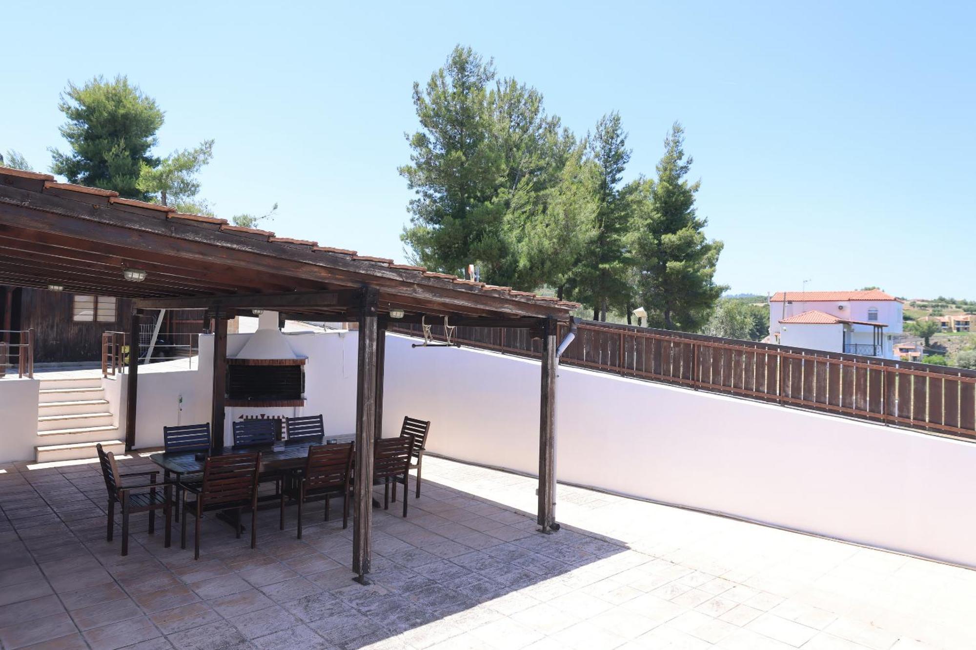 Villa Rossa Hanioti Bagian luar foto