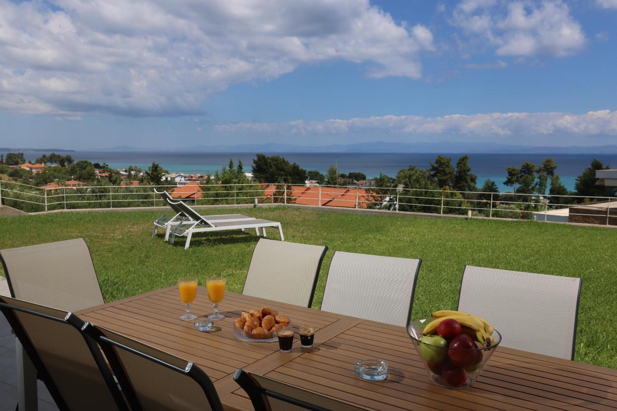 Villa Rossa Hanioti Bagian luar foto