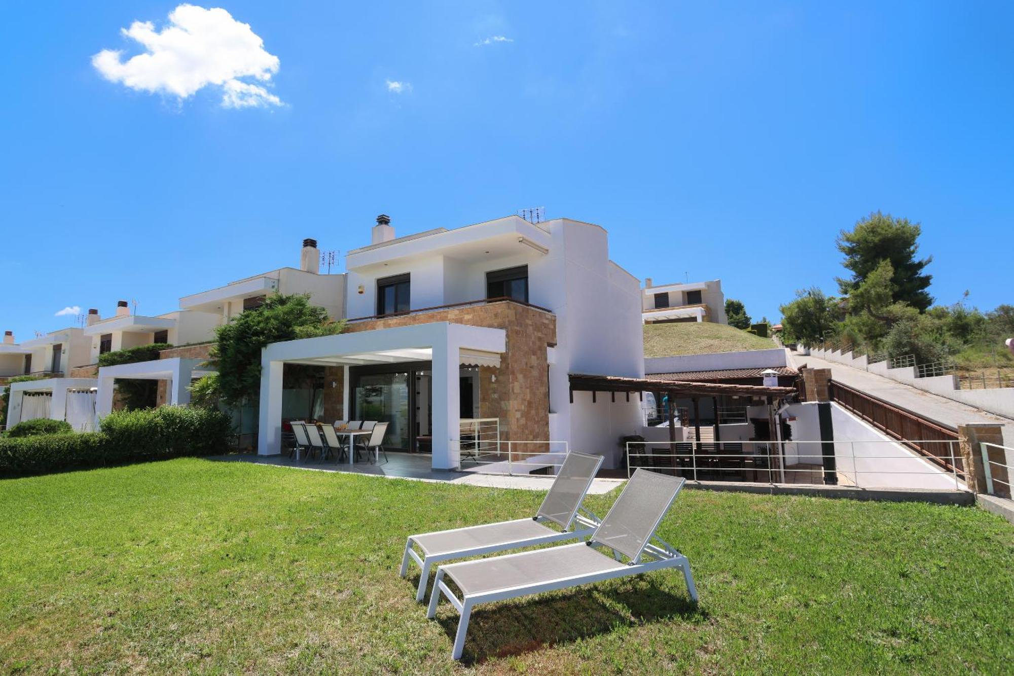 Villa Rossa Hanioti Bagian luar foto