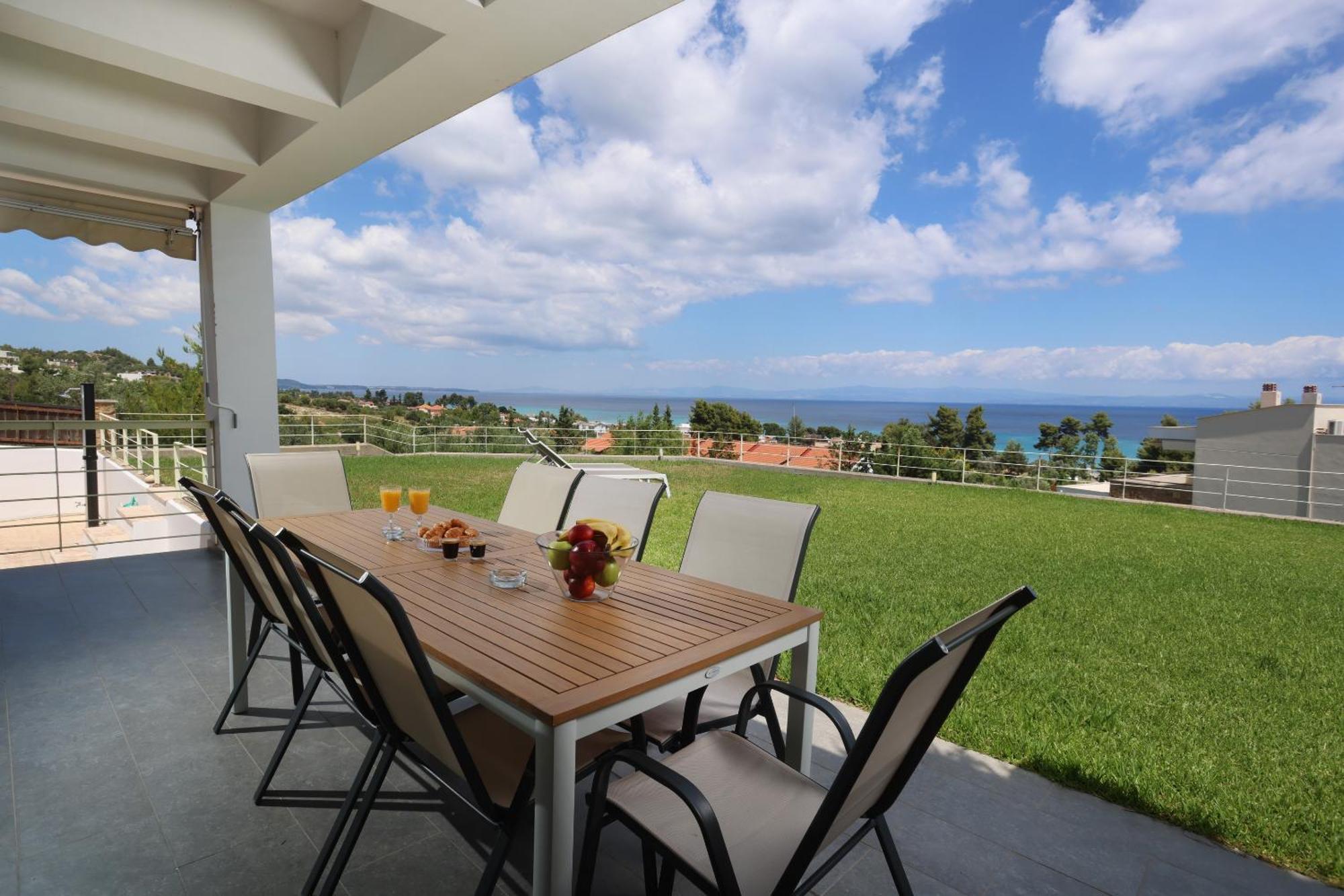 Villa Rossa Hanioti Bagian luar foto