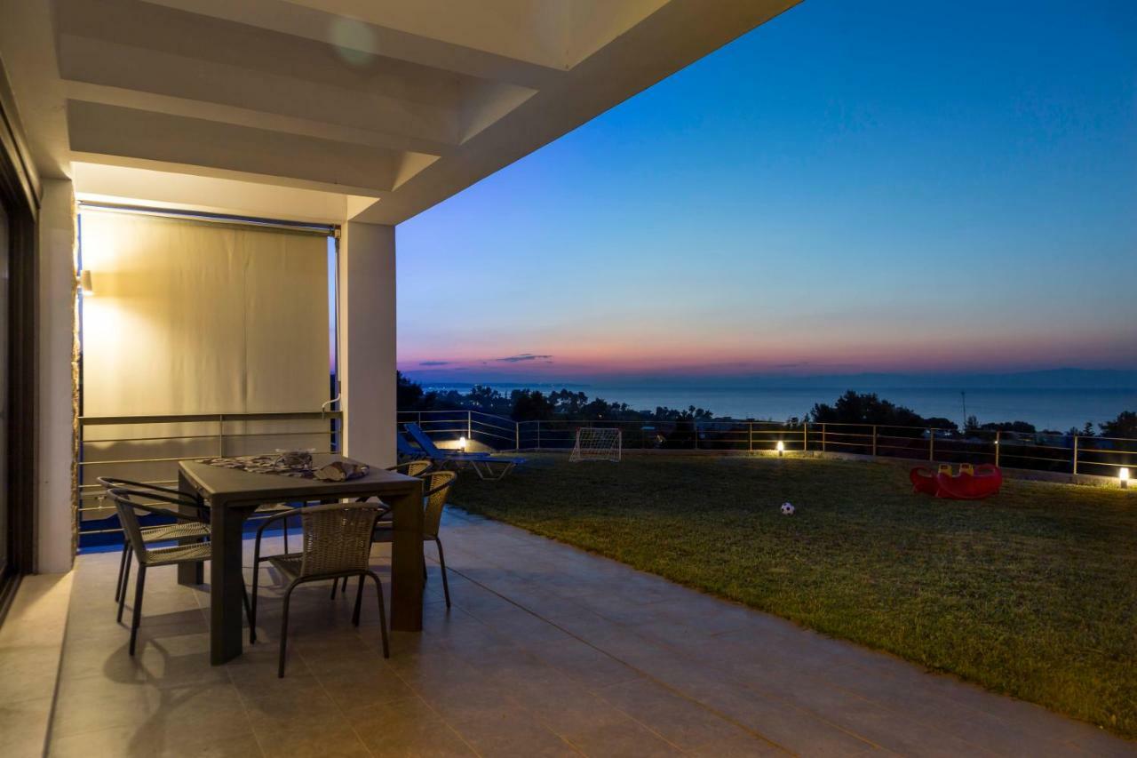 Villa Rossa Hanioti Bagian luar foto