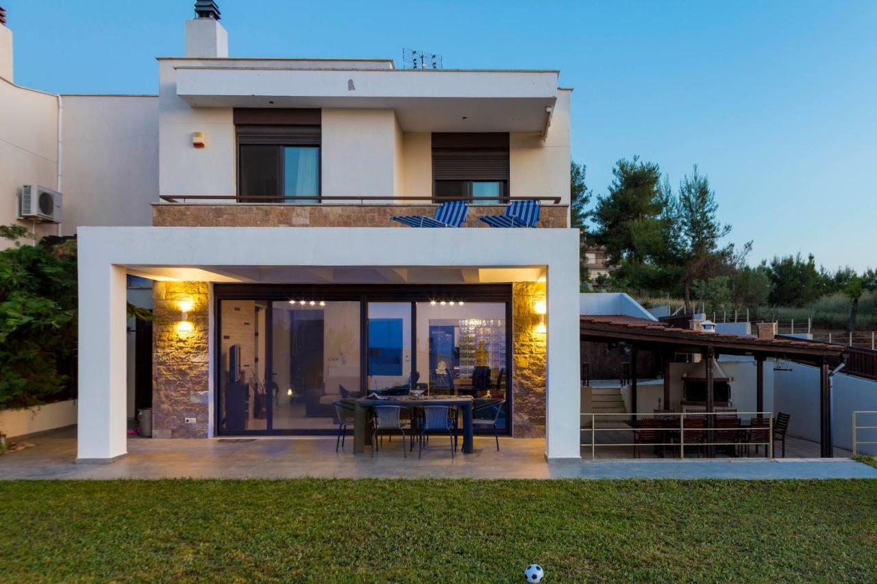 Villa Rossa Hanioti Bagian luar foto