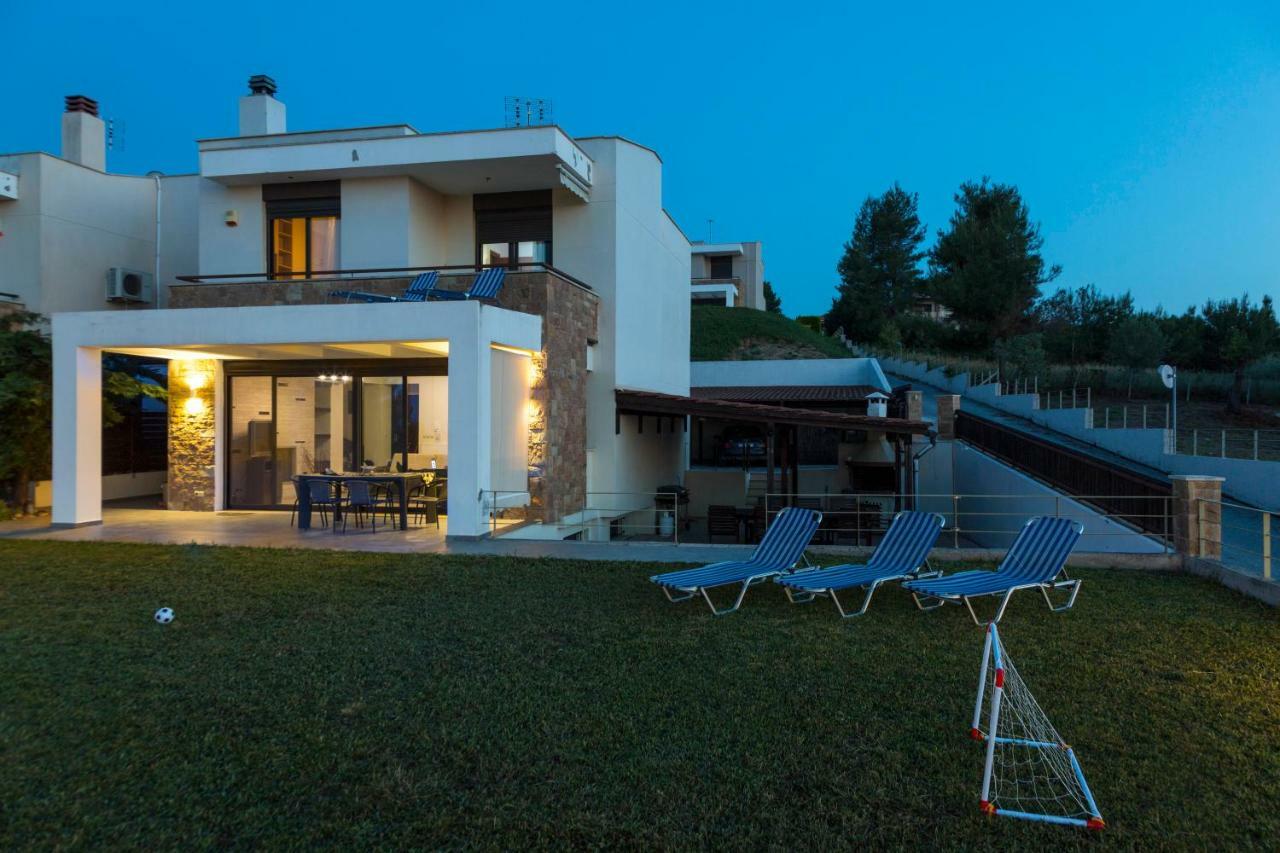 Villa Rossa Hanioti Bagian luar foto